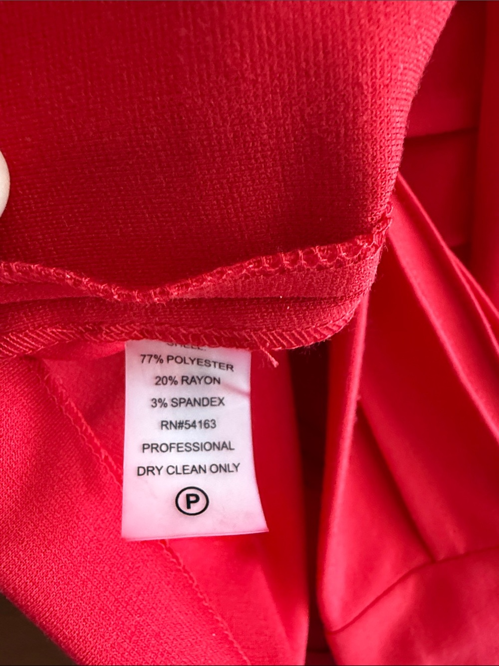 Calvin Klein Red Sleeveless Pleated Front Midi Dress - Picture 3 of 3